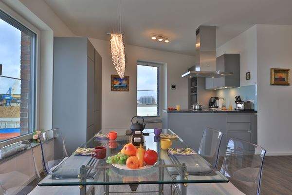 Blick in Ríchtung Küchenbereich