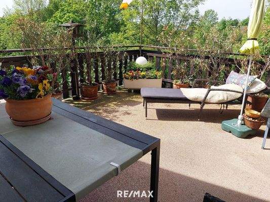Terrasse mit Wohlfühlgarantie