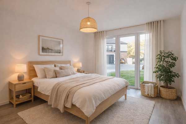 Schlafzimmer visualisiert