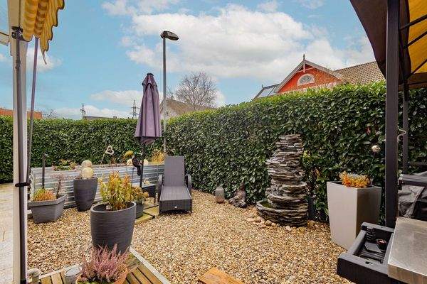 Blick in den Terrassenbereich