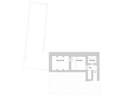 Grundriss Kellergeschoss (Entwurf)