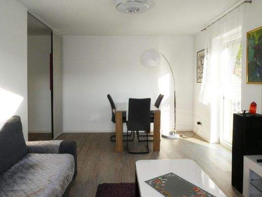 Blick vom Wohnbereich