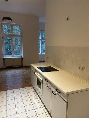 Küche mit einer Einbauküche