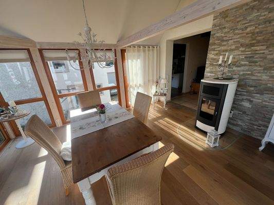 Kaminofen im Essbreich Haus 2