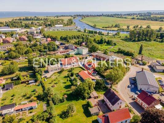 Luftbild mit Lagepunkt