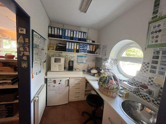 Bereich hinter dem Empfang