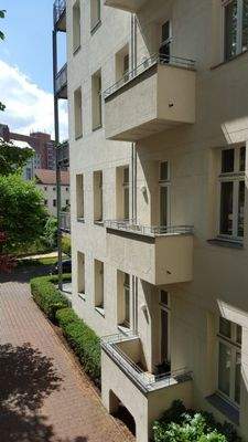 Durchfahrt zum Stellplatz im Hof