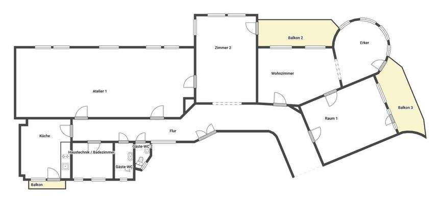 Grundriss Lassalle, WE4