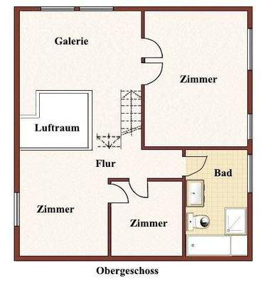 Grundriss Obergeschoss