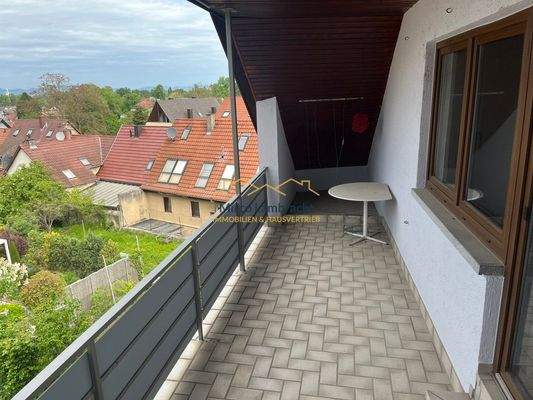 Balkon Whg. III im 2. OG/DG