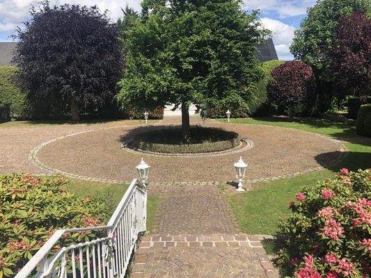 Blick aus das Grundstück