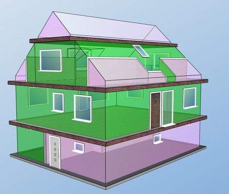 Einblick Nordost beheizt unbeheizt