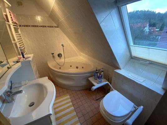 Badezimmer Dachgeschoss