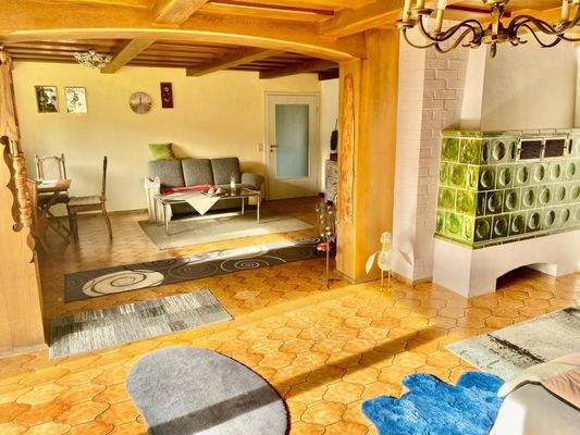 der Wohn- u. Essbereich im EG