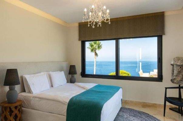 Kreta, Kalathas: Moderne mediterrane Villa mit atemberaubendem Meerblick zu verkaufen