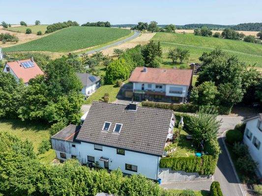 Hausansicht Vogelperspektive