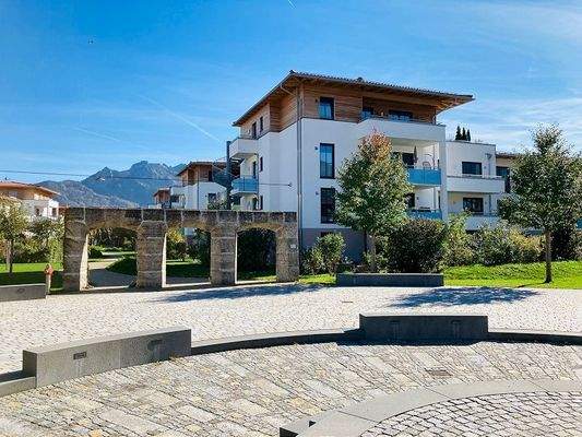 Das Umfeld der Wohnanlage