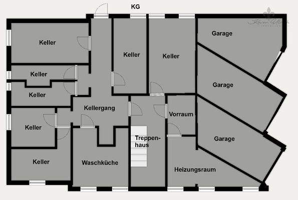 Grundriss Farbig - KG
