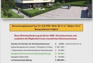 Berechnungsbeispiel BV Bad Gastein mit WBF 4-Zi ET