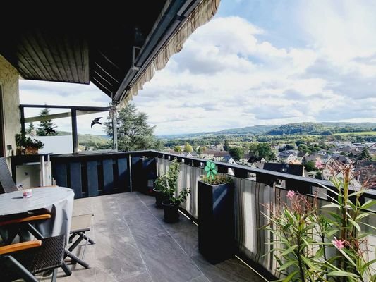 Balkon mit Aussicht