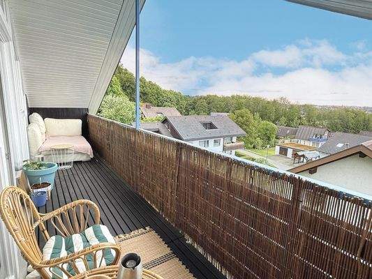 Loggia mit Schloßblick