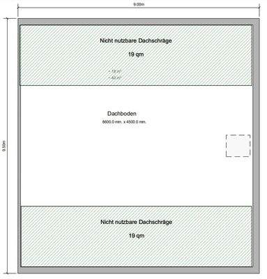 Grundriss VH Dachboden