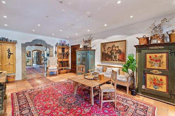 Das großzügige Entrée im Landhausflair