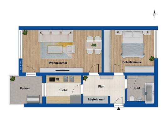 Grundriss 5. Obergeschoss