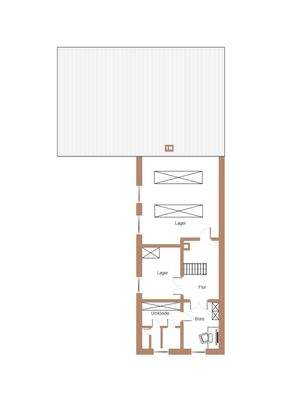 Gewerbe Grundriss Obergeschoss