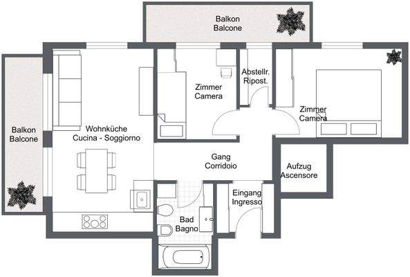 Welsberg-Taisten-Antholz-OlympischeSpiele-2026-Biathlon-Freie Immobilie-guten Stand-Teils eingerichtet-Antholz-Pragser Wildsee