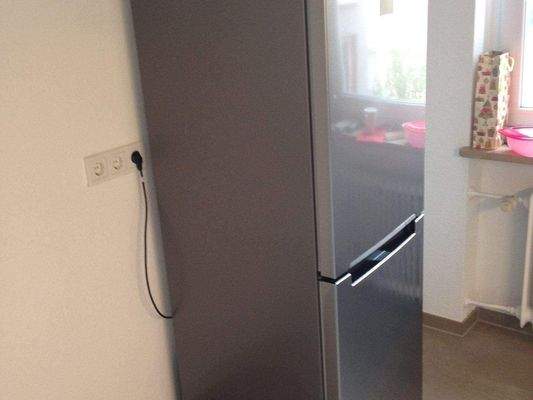 Einzel stehender Kühl- und Gefrierschrank