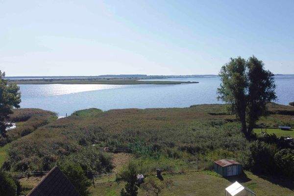 Boddenblick vom Garten