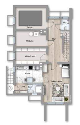 Grundriss Kellergeschoß