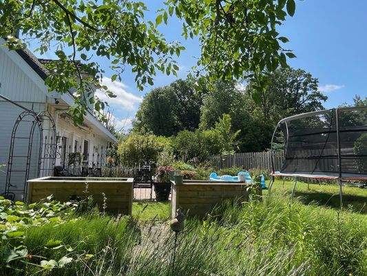 Gartenidylle mit viel Platz zu