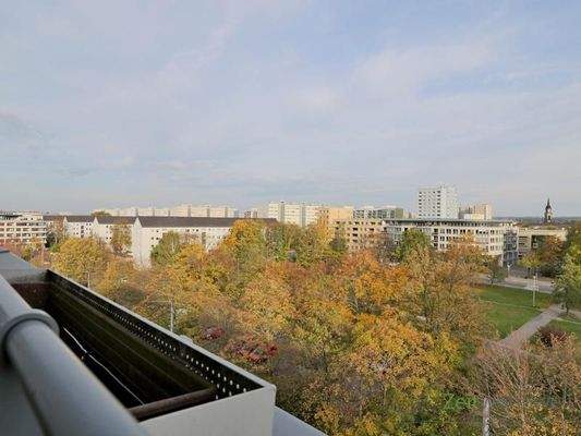 Herbst-Balkonausblick
