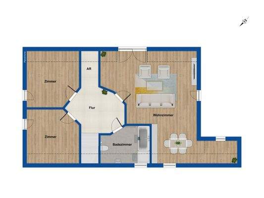 Grundriss Dachgeschoss