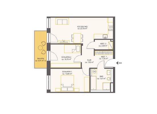 Wohnung 11_1.OG_Grundriss