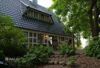 Terrasse an der Hauptwohnung