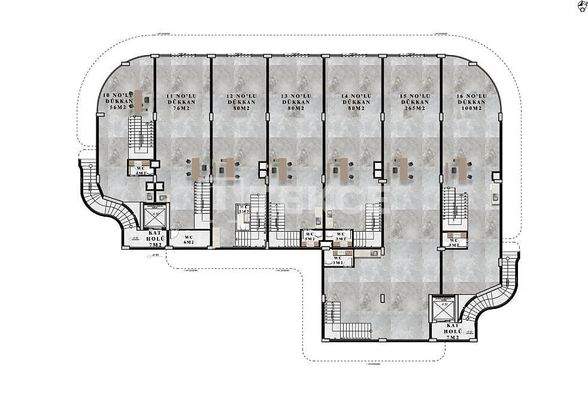 Centrally Located Commercial Properties Near the Beach in Alanya