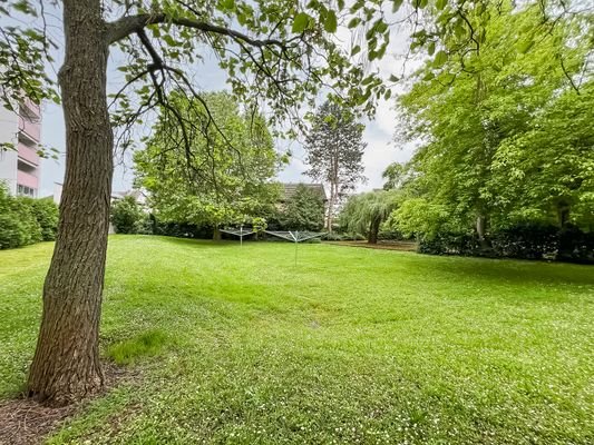 Gemeinschaftsgarten der Anlage