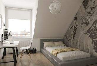 Arbeits/Schlafzimmer