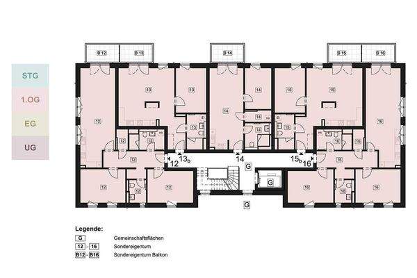 Übersicht 1. Obergeschoss