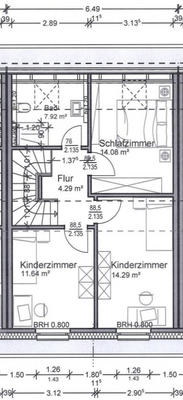 Grundriss Dachgeschoss