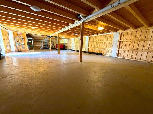 Innenansicht des Gartengebäudes 