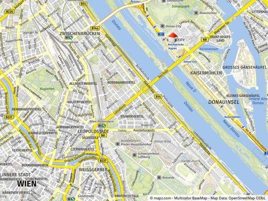 Geolyzer Kartenausschnitt