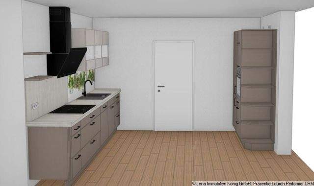 Gemütliche Dreizimmerwohnung in Nähe Klinikum mit eigenem Garten, Küche & Balkon - Foto 4