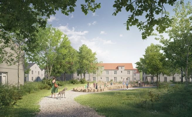 Spielplatz in der Gartensiedlung