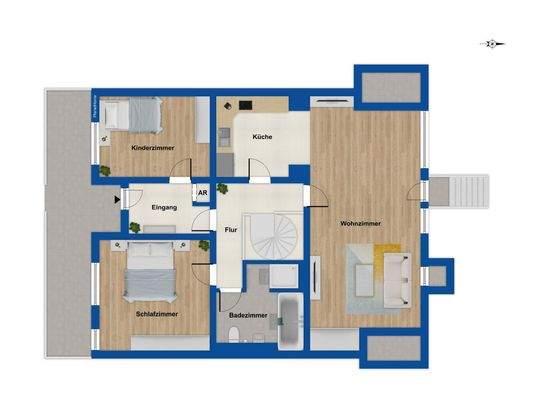 Grundriss - Erdgeschoss