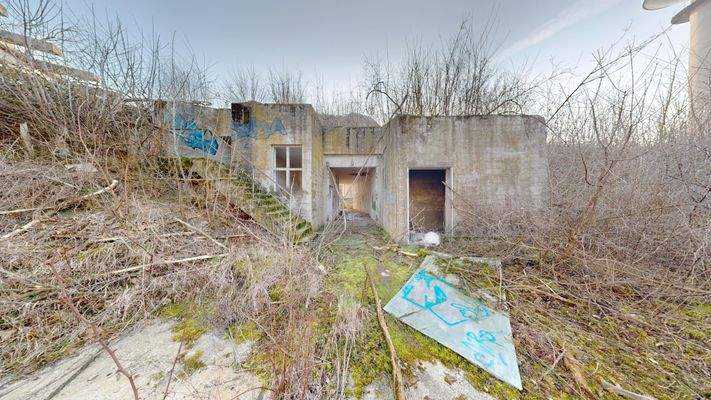 Suedwest Ansicht Bunker