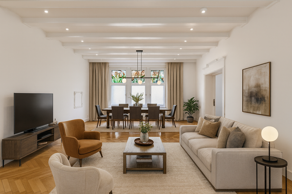 Zimmer 1 - beispielhafte Einrichtung